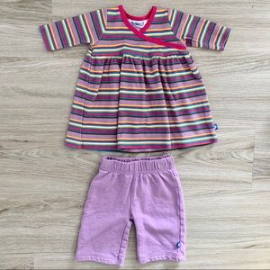Zutano Baby Girl Outfit Tunic Top Cotton Shorts